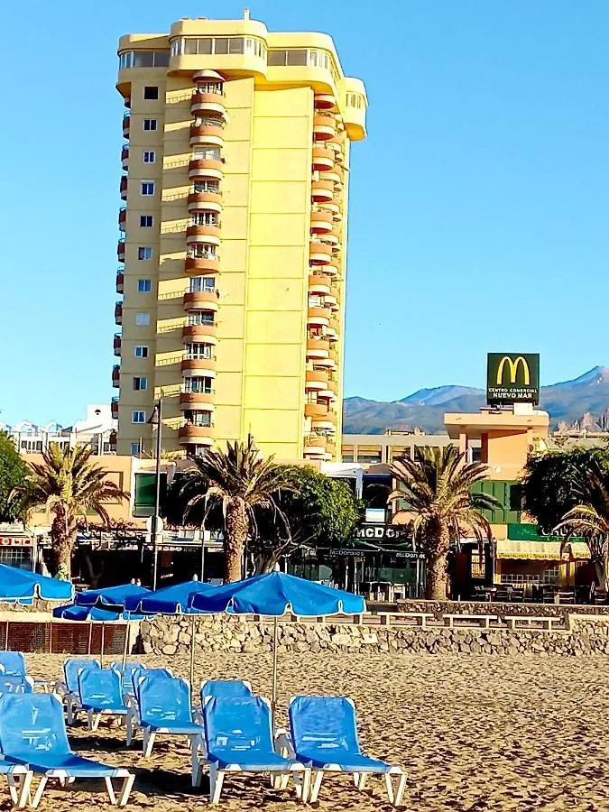 דירות פלאייה דה לאס אמריקס Luxury Vista Mar Y Playa Torres Del Sol B404 ספרד